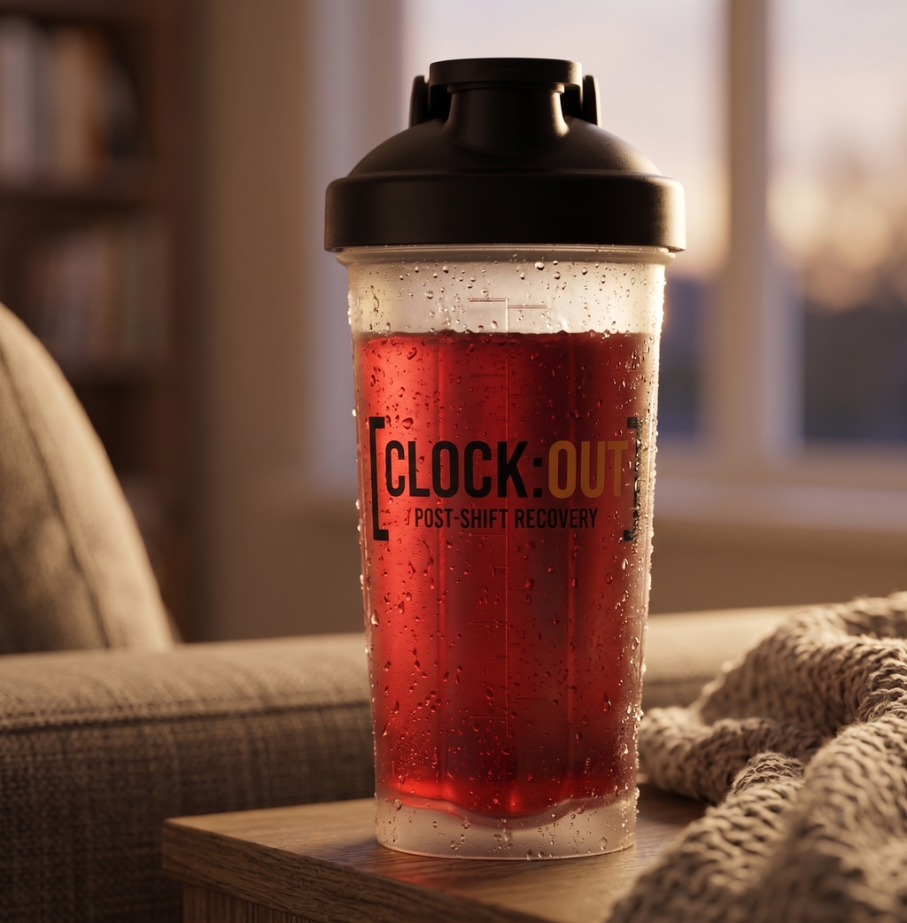 Clock Out Shaker Bottle