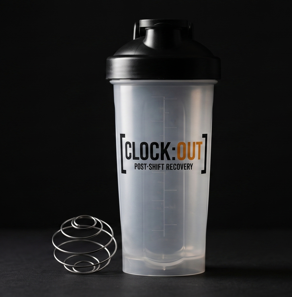 Clock Out Shaker Bottle